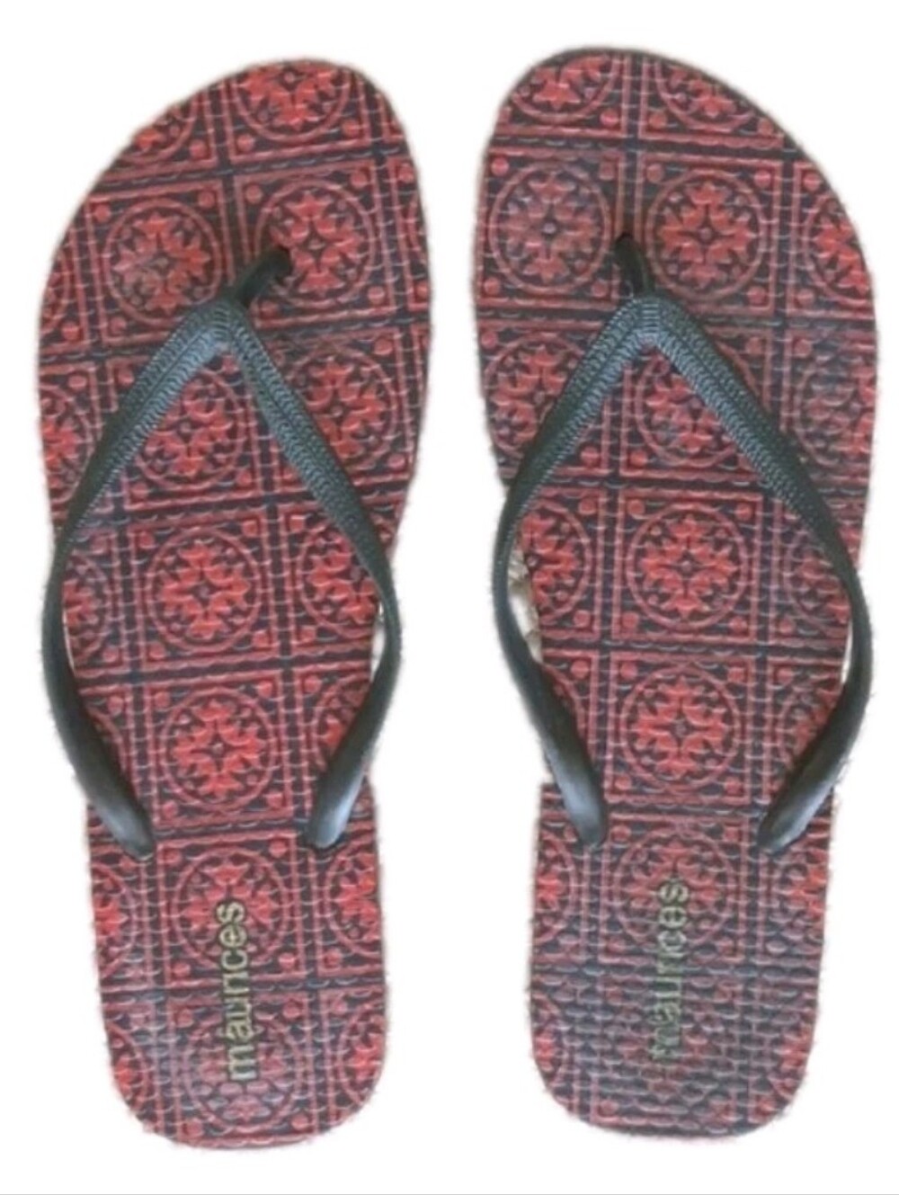 Maurices Flip Flops W9-10 Brown & Orange